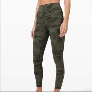 Lululemon Align Green Camo Leggings